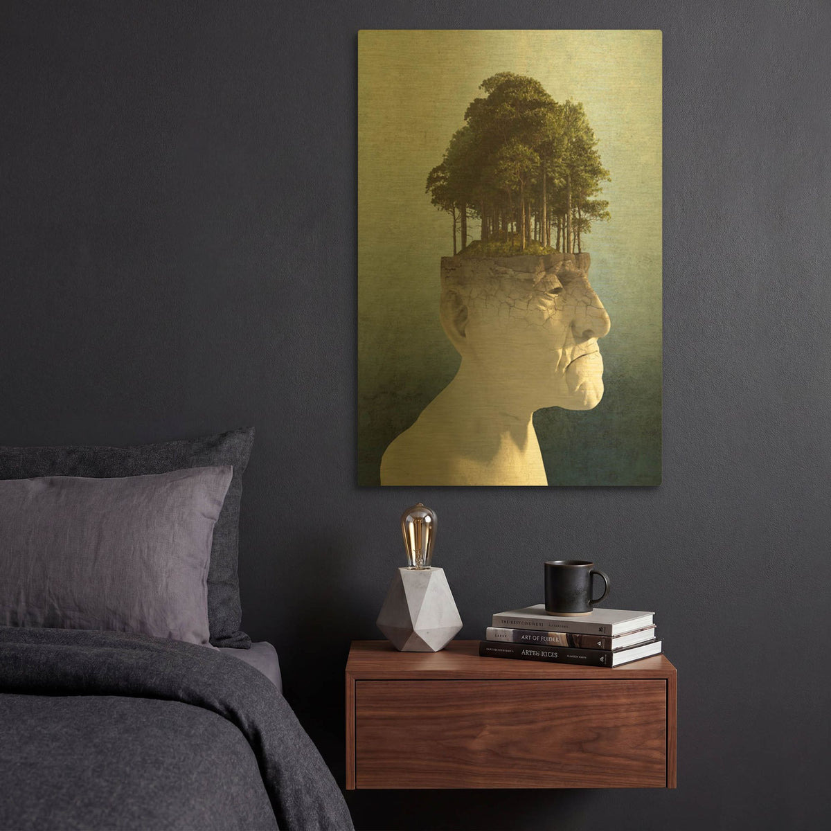 'Personal Growth' By Cynthia Decker Gold Metal Wall Art
