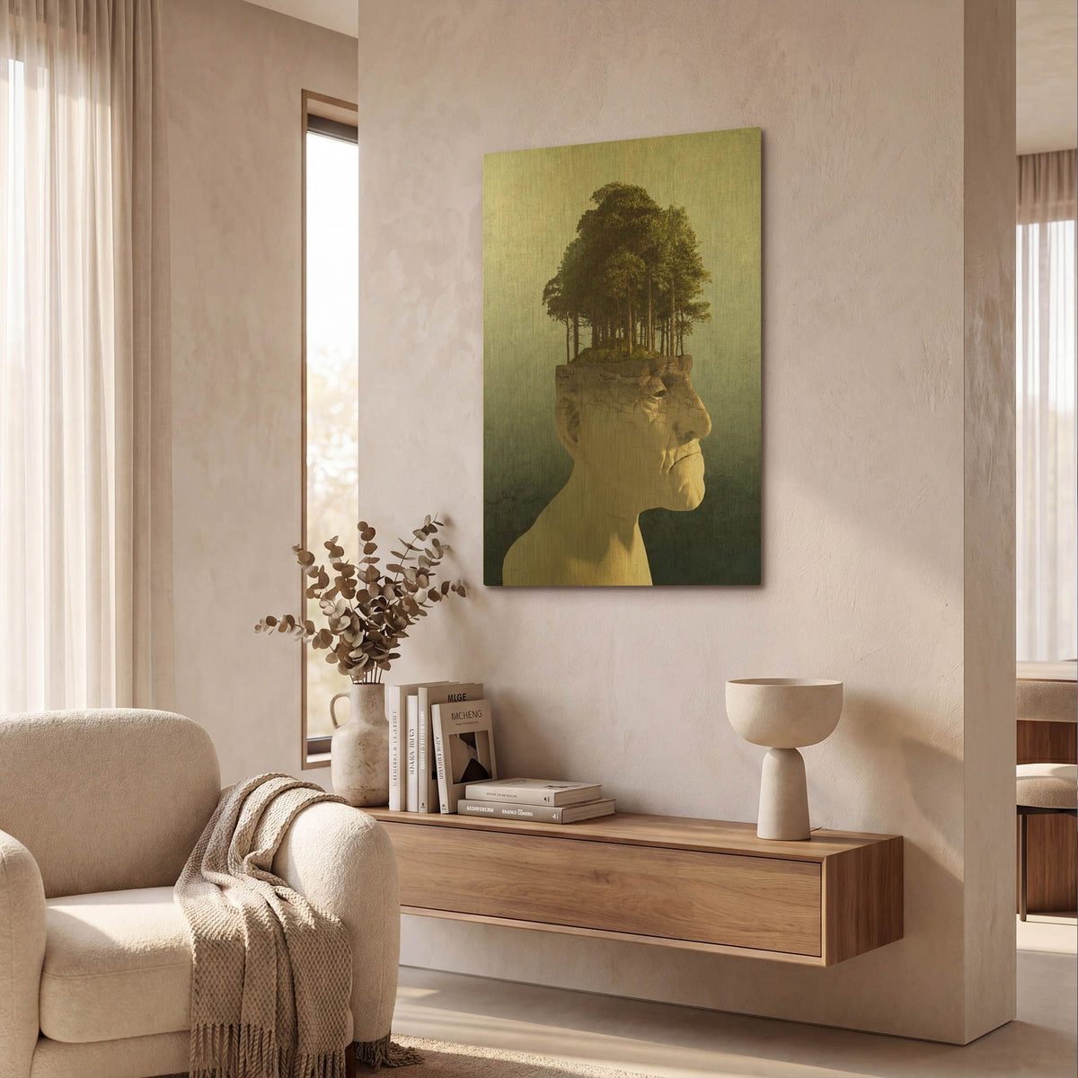'Personal Growth' By Cynthia Decker Gold Metal Wall Art