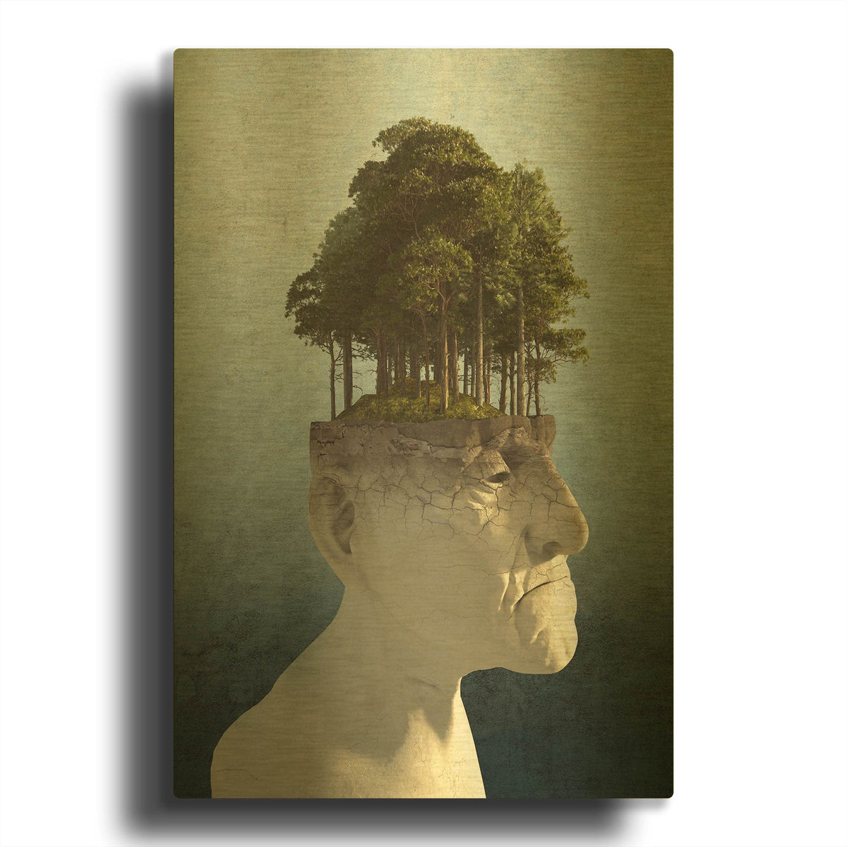 'Personal Growth' By Cynthia Decker Gold Metal Wall Art