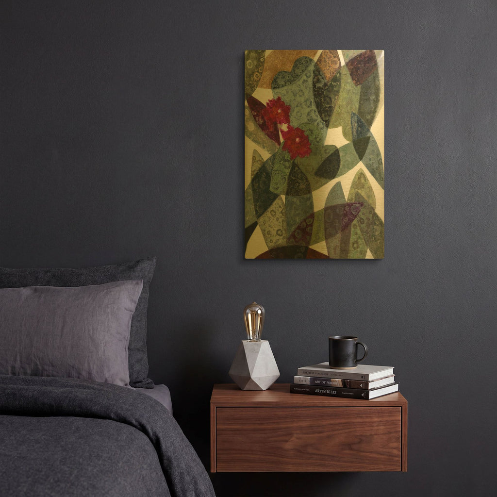 'Lychnis' By Daniela Fedele Gold Metal Wall Art