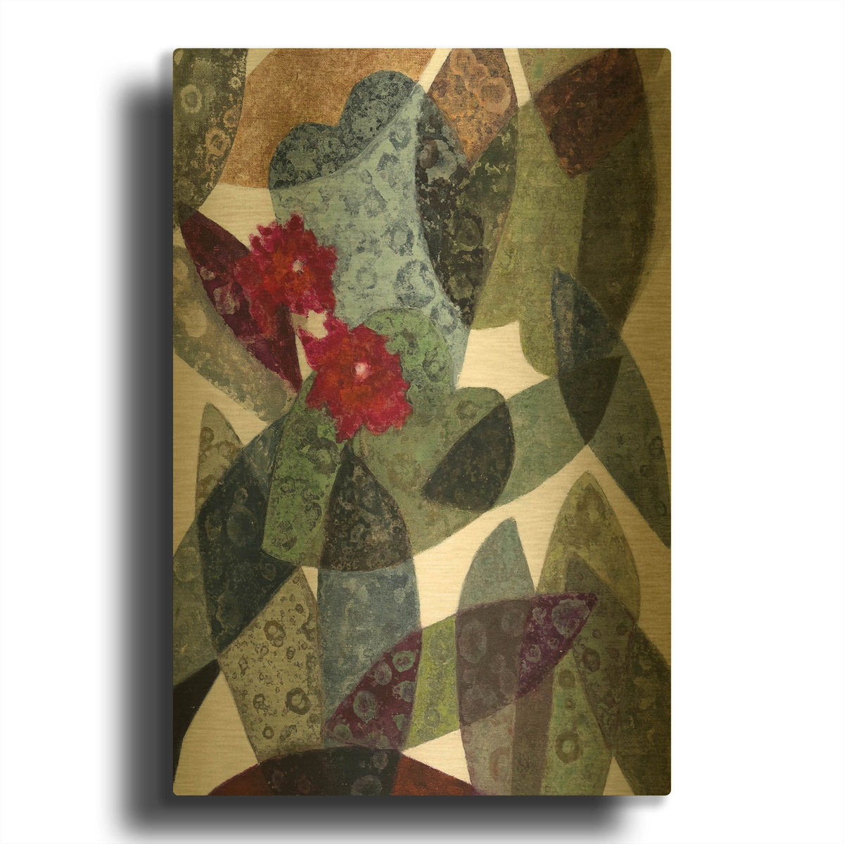 'Lychnis' By Daniela Fedele Gold Metal Wall Art
