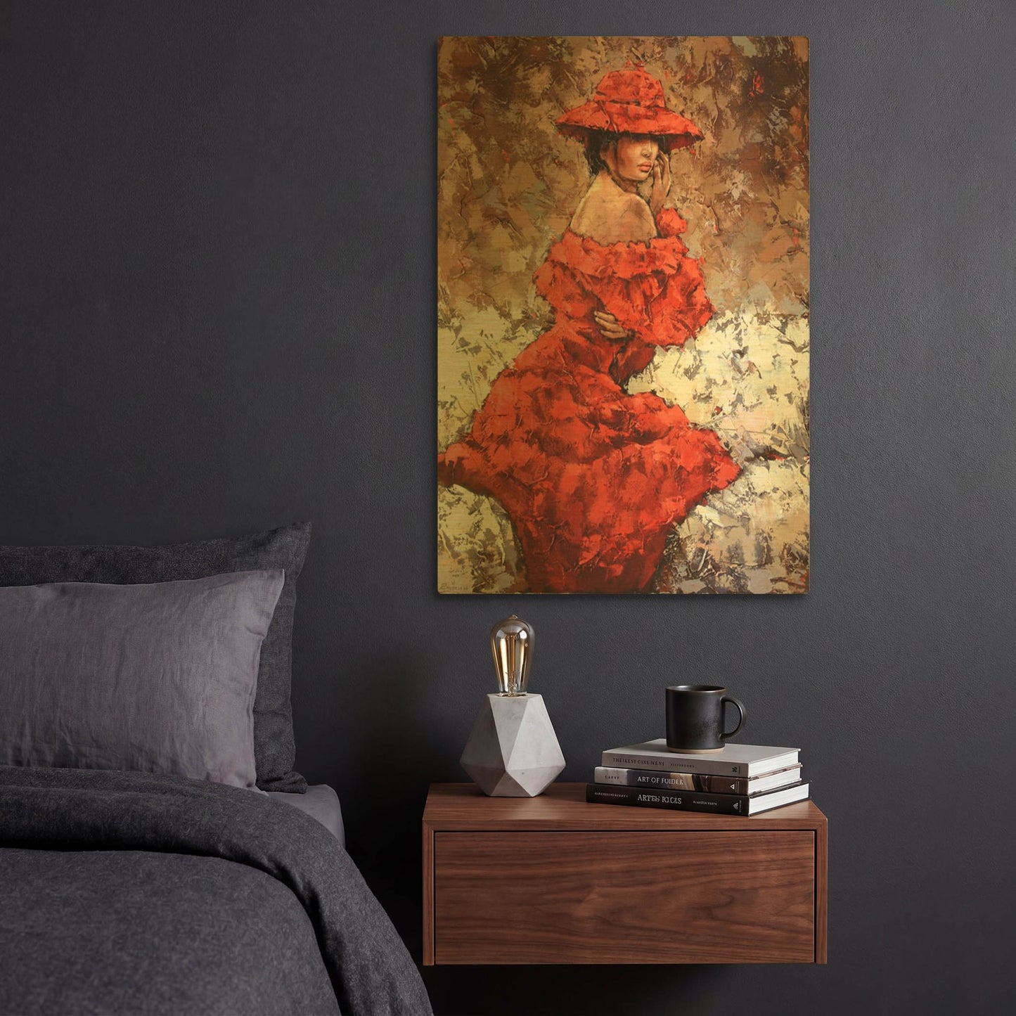'Shokko 2' By Alexander Gunin Gold Metal Wall Art