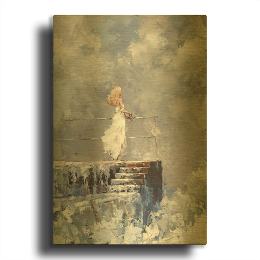 'The Storm' By Alexander Gunin Gold Metal Wall Art