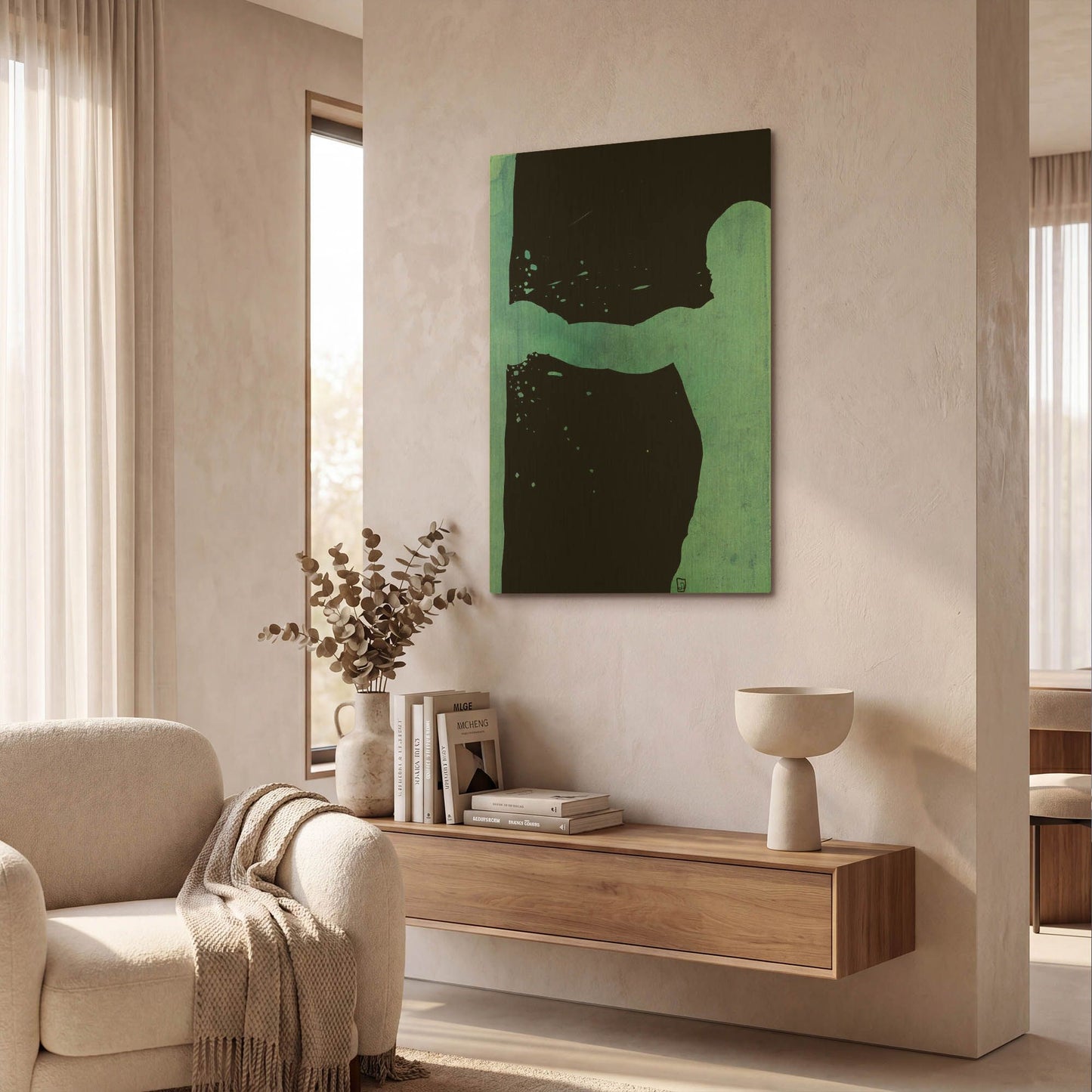 'Boxing 5' By Giuseppe Cristiano Gold Metal Wall Art