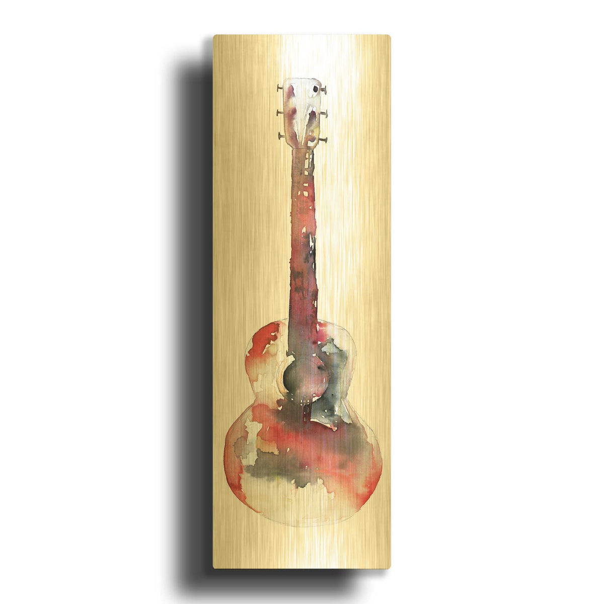 'Red Rocker' By Cloverfield & Co. Gold Metal Wall Art