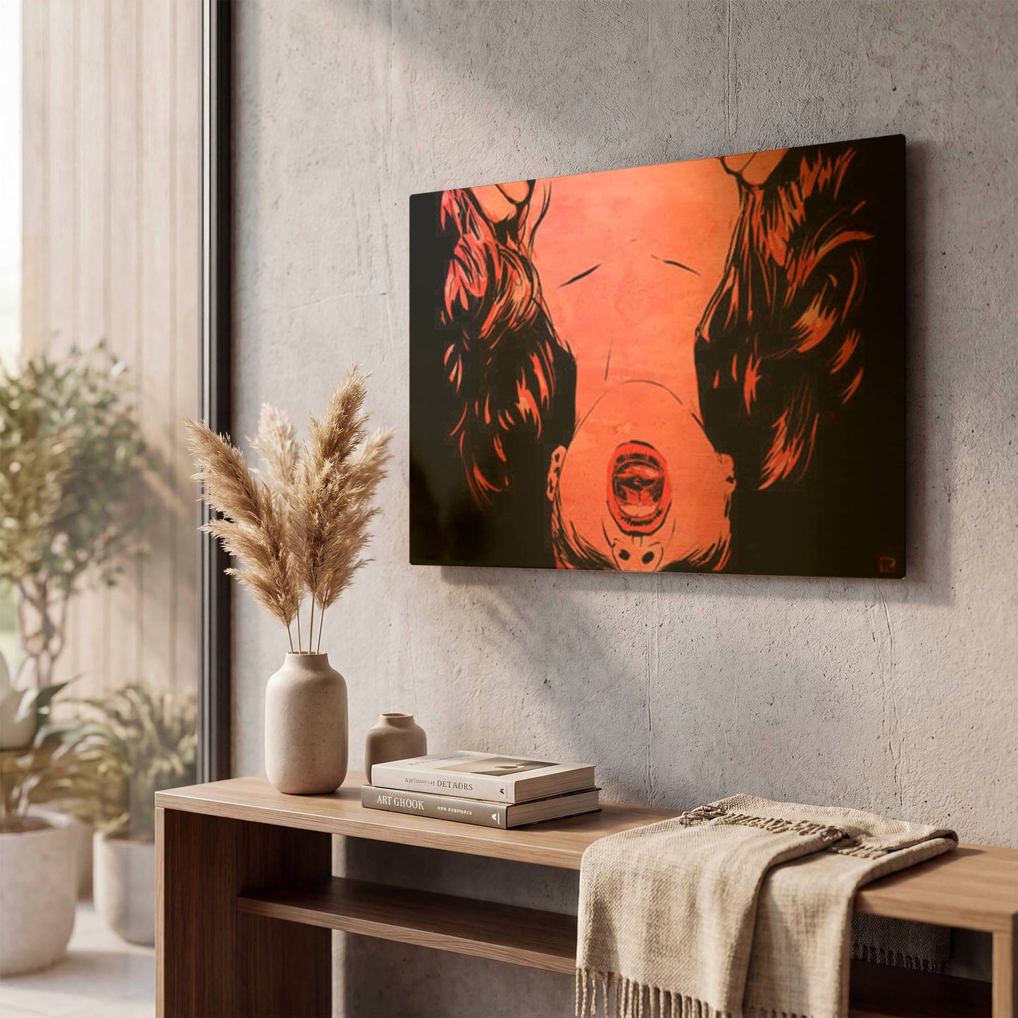 'O' By Giuseppe Cristiano Gold Metal Wall Art