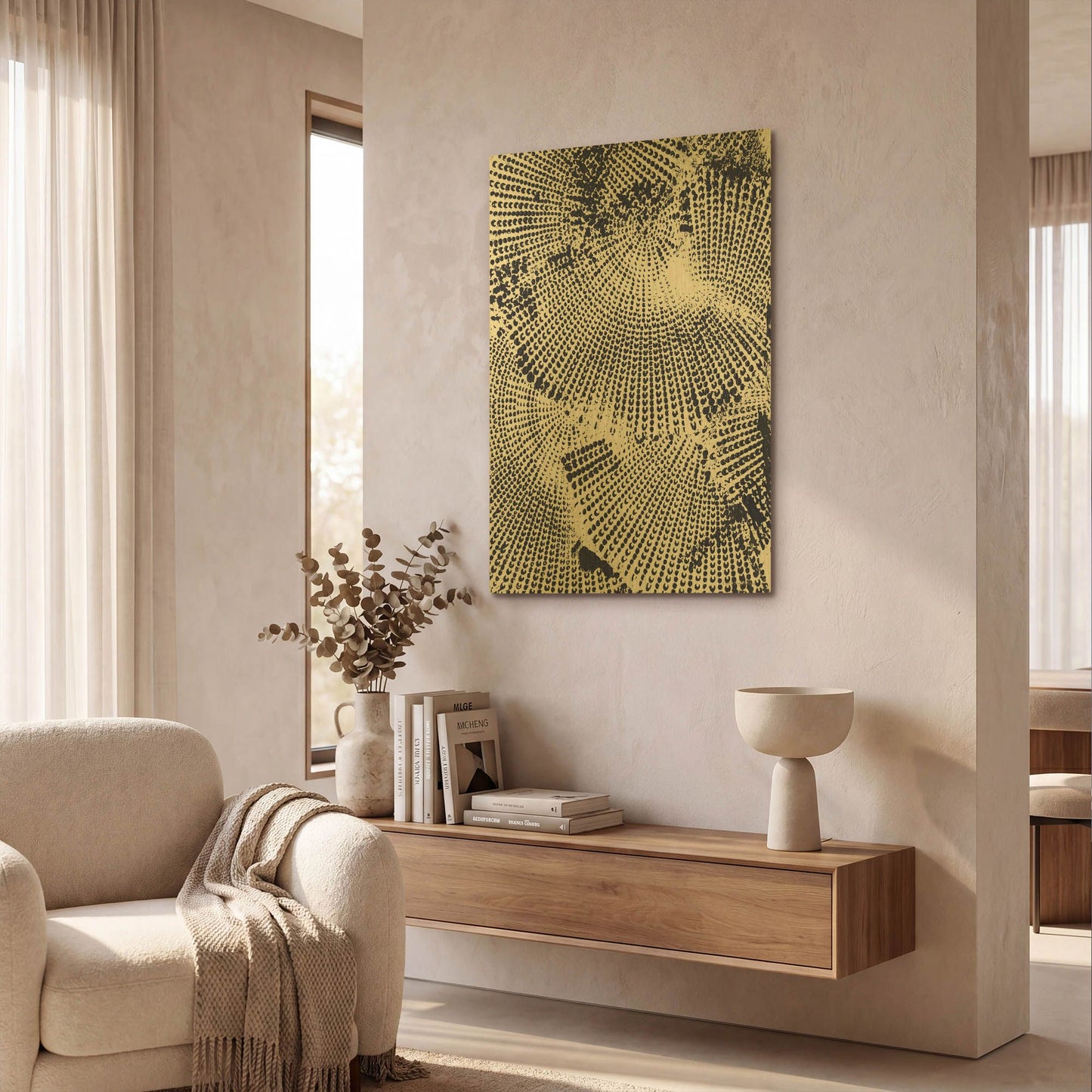'Running Circles 2' By Kamdon Kreations Gold Metal Wall Art
