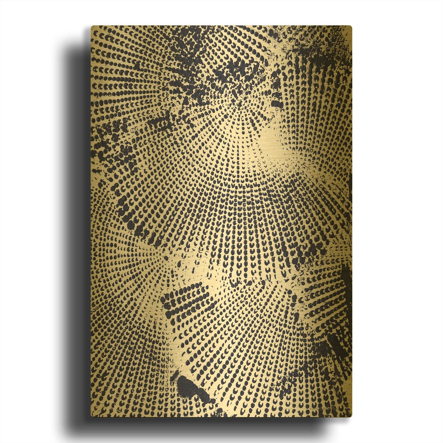 'Running Circles 2' By Kamdon Kreations Gold Metal Wall Art
