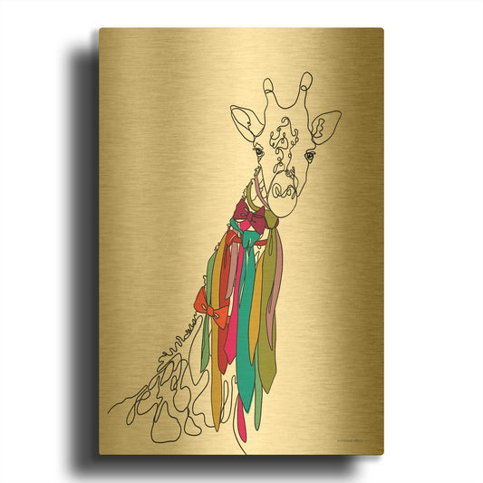 'How Do I Look' By Kamdon Kreations Gold Metal Wall Art