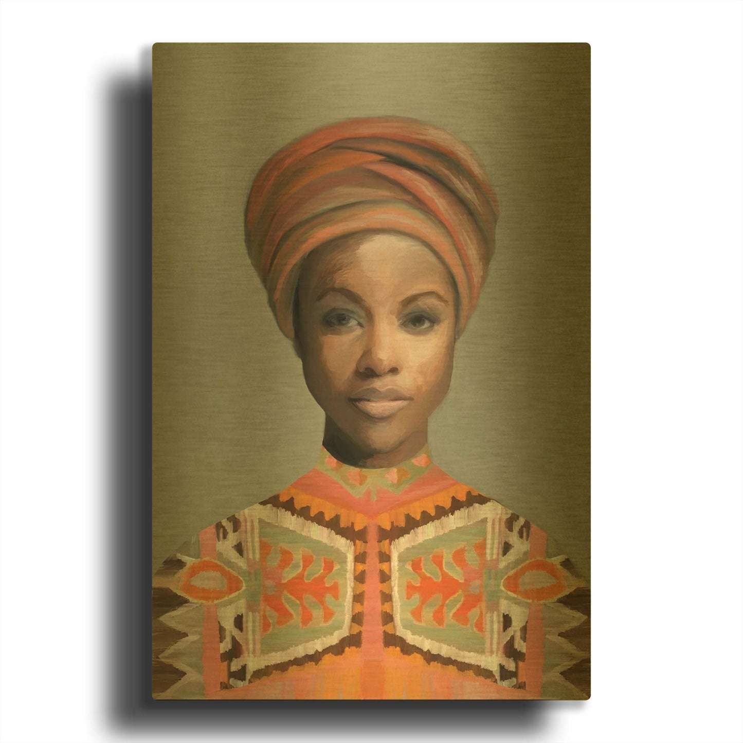 'Luminescence' By Kamdon Kreations Gold Metal Wall Art