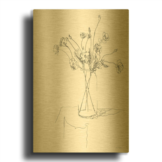 'Leftover Spaghetti Jar' By Kamdon Kreations Gold Metal Wall Art
