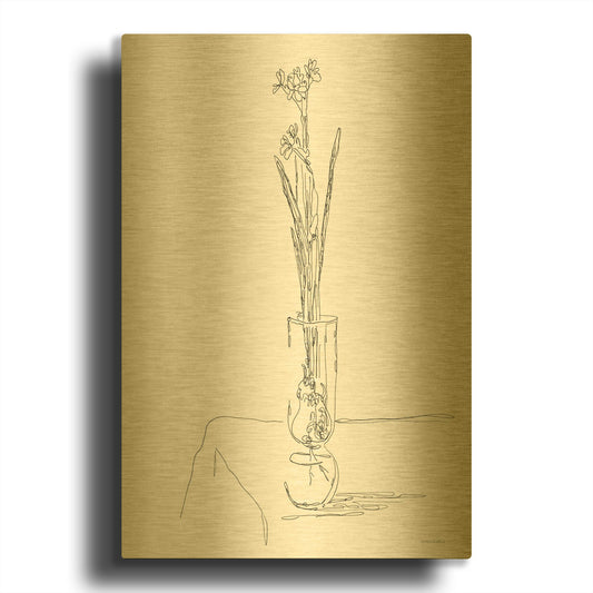 'The Way We Grow' By Kamdon Kreations Gold Metal Wall Art