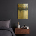 'The Edge' By Kamdon Kreations Gold Metal Wall Art