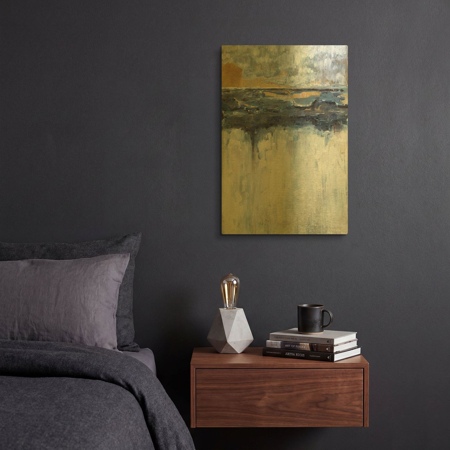 'The Edge' By Kamdon Kreations Gold Metal Wall Art
