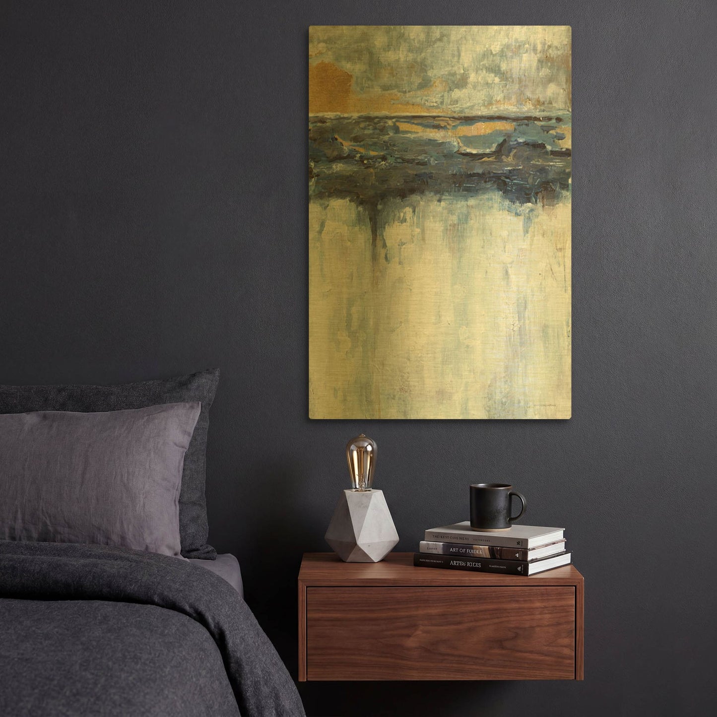 'The Edge' By Kamdon Kreations Gold Metal Wall Art