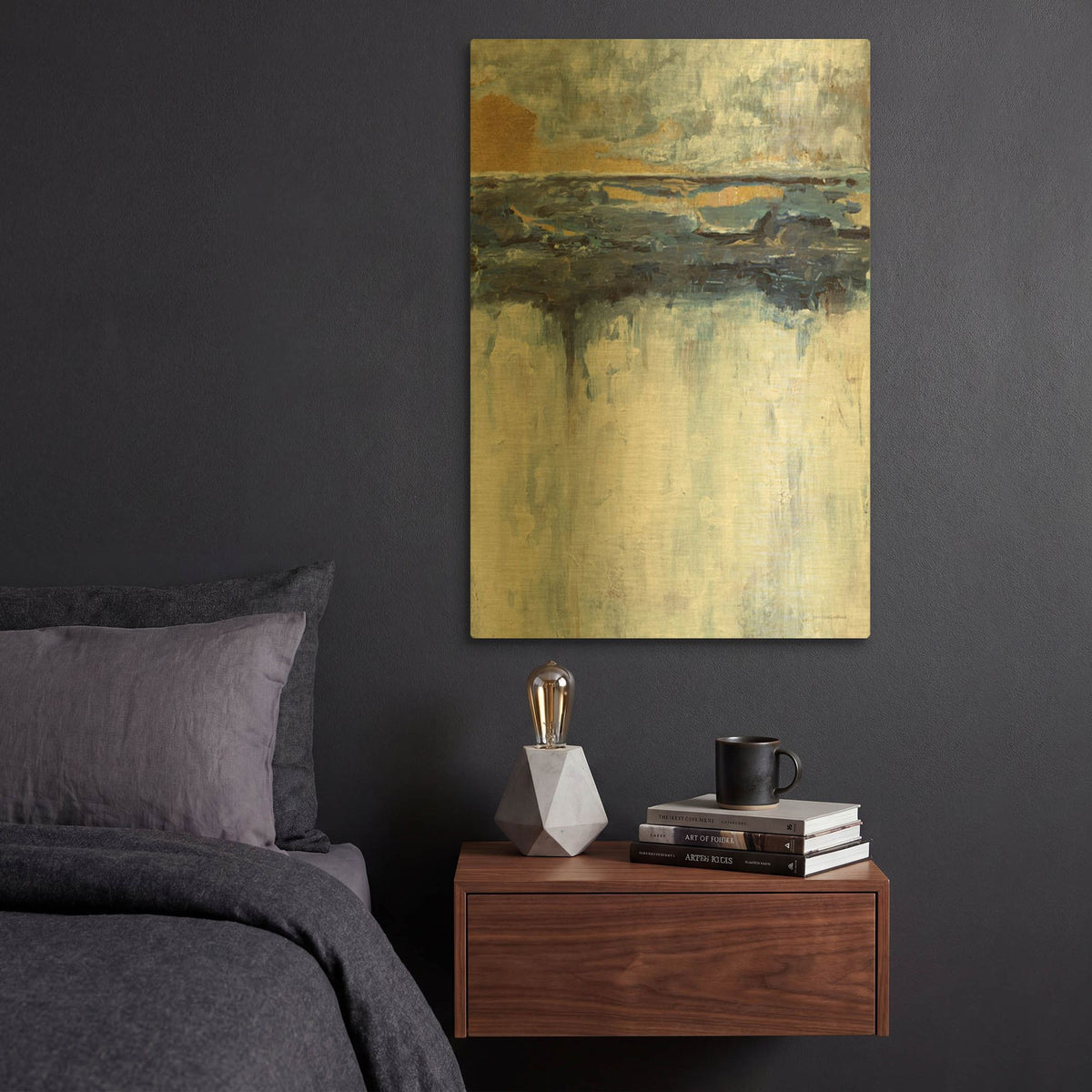 'The Edge' By Kamdon Kreations Gold Metal Wall Art
