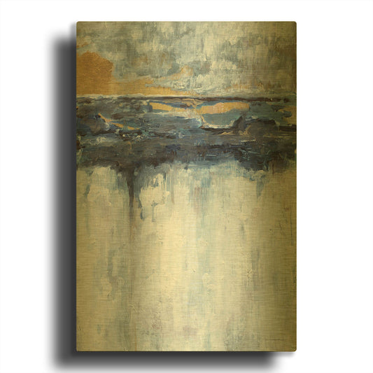 'The Edge' By Kamdon Kreations Gold Metal Wall Art