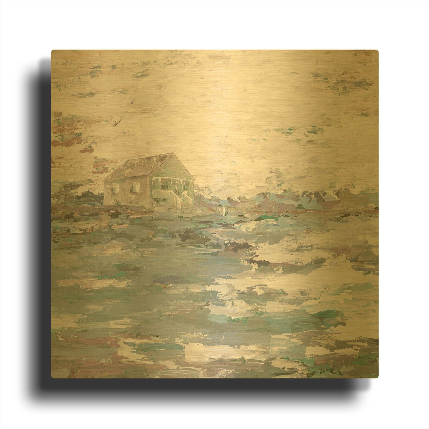 'Home on the Range' By Kamdon Kreations Gold Metal Wall Art