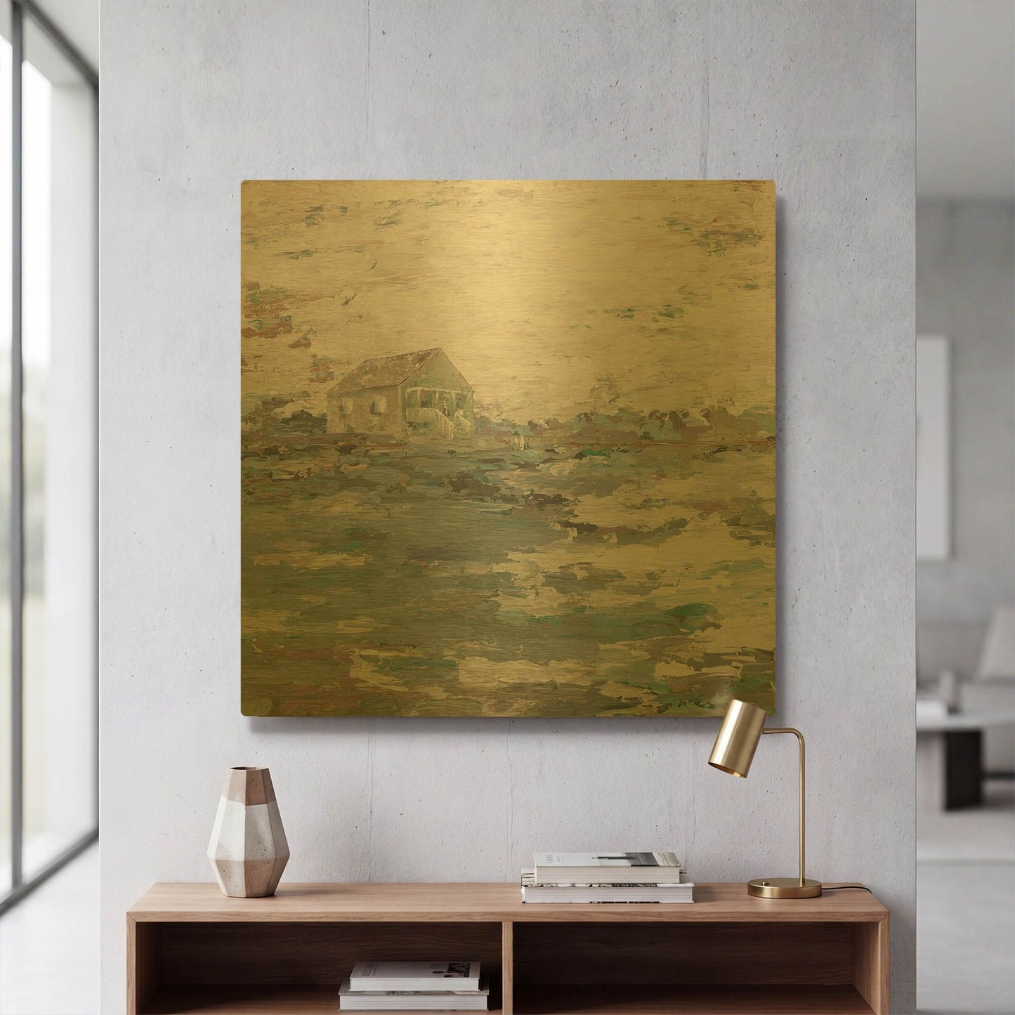 'Home on the Range' By Kamdon Kreations Gold Metal Wall Art