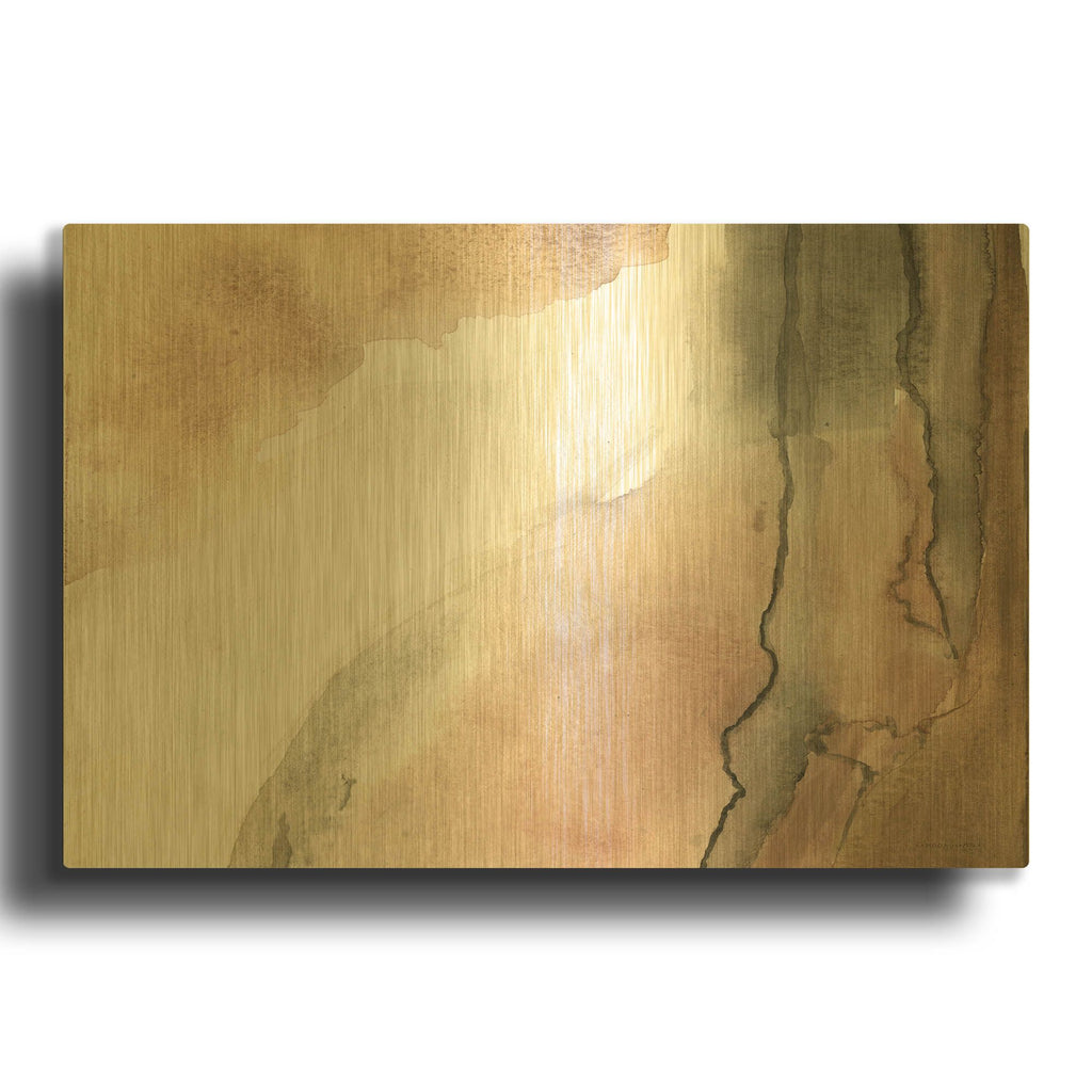 'Split' By Kamdon Kreations Gold Metal Wall Art