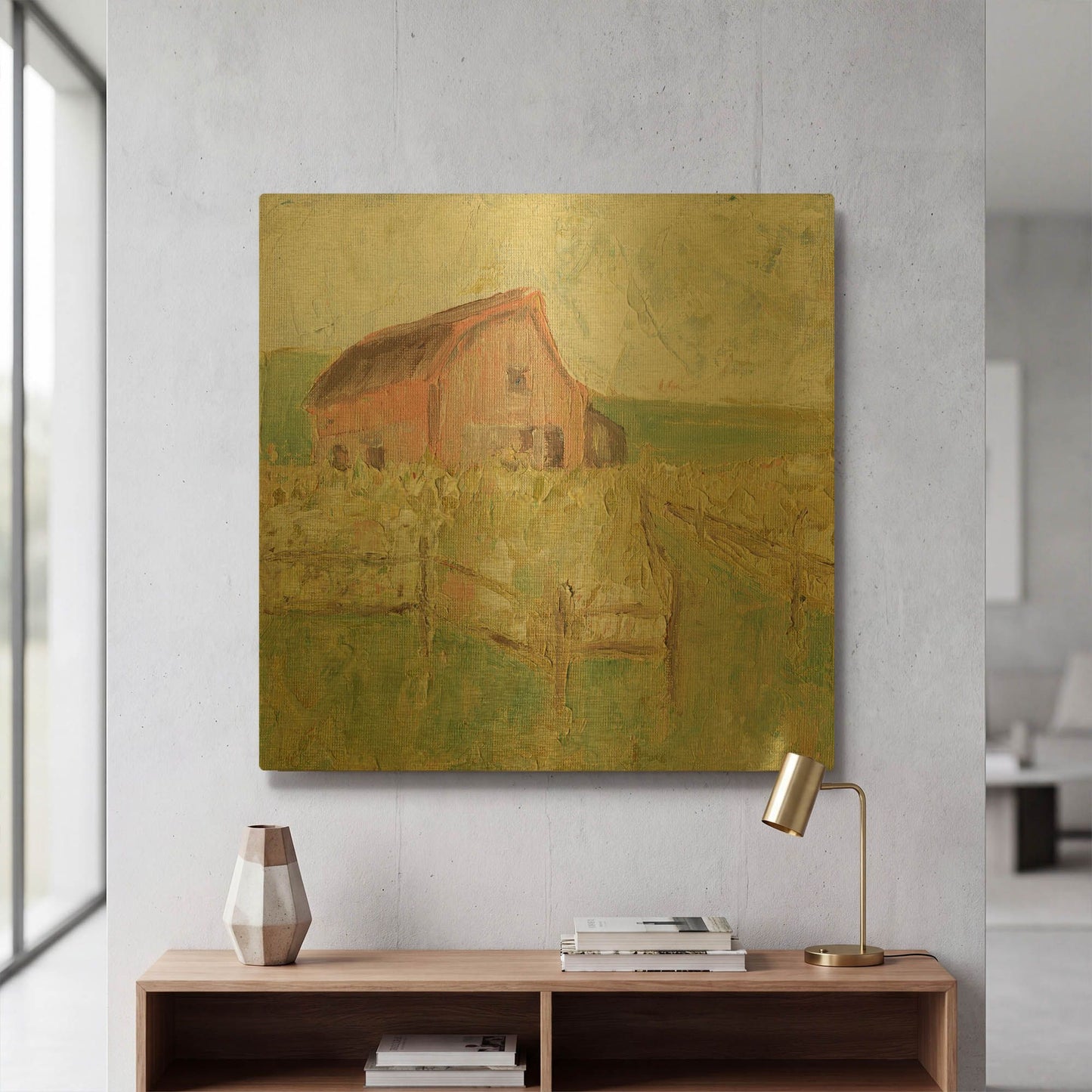 'Sweet Georgia' By Kamdon Kreations Gold Metal Wall Art