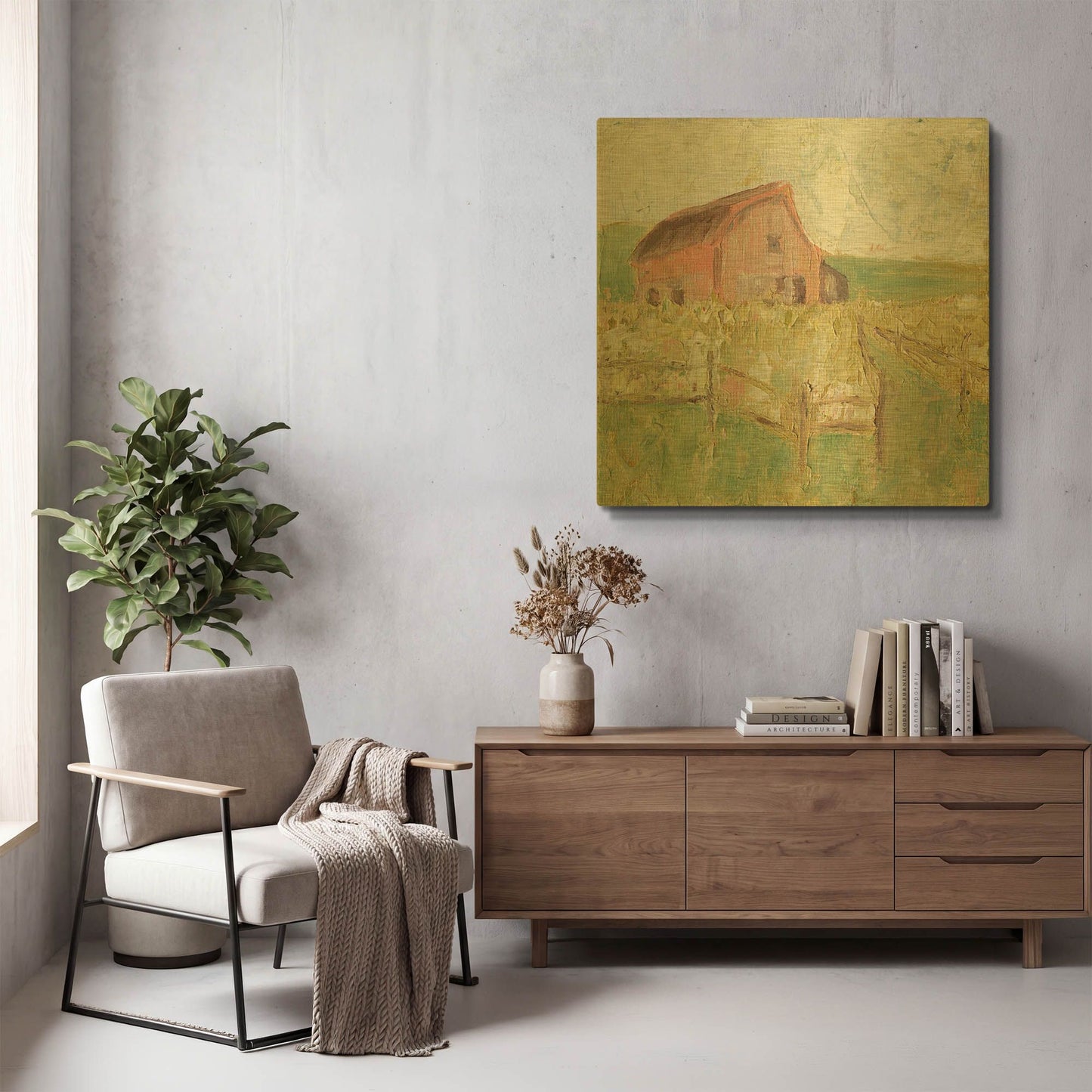 'Sweet Georgia' By Kamdon Kreations Gold Metal Wall Art