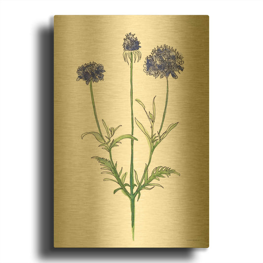 'Sisters in a Row' By Kamdon Kreations Gold Metal Wall Art