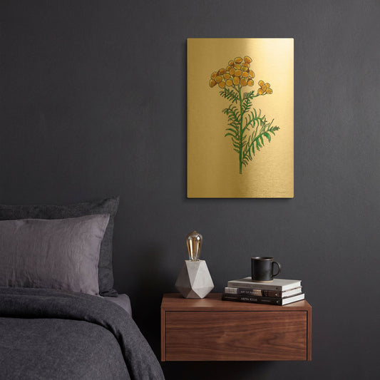 'Odd Ball' By Kamdon Kreations Gold Metal Wall Art