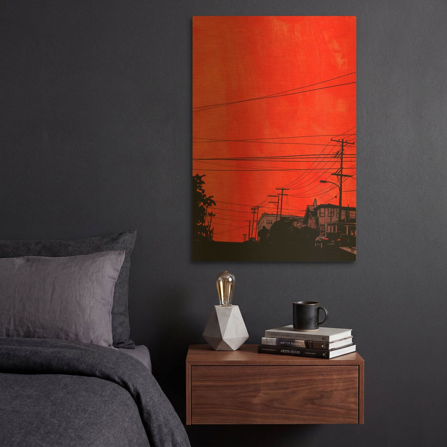 'Cars 12' By Giuseppe Cristiano Gold Metal Wall Art