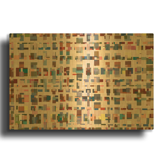 'From 1st Street to 16th' By Kamdon Kreations Gold Metal Wall Art