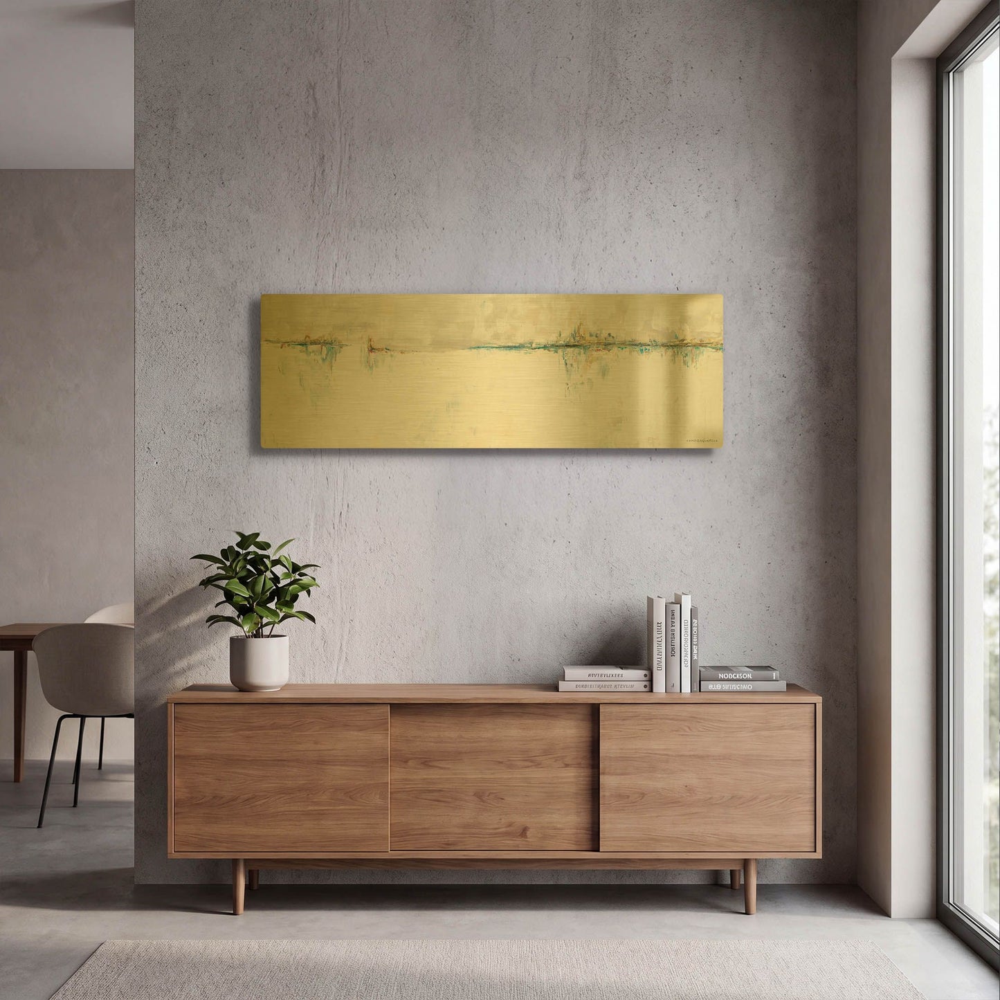 'A New Day' By Kamdon Kreations Gold Metal Wall Art