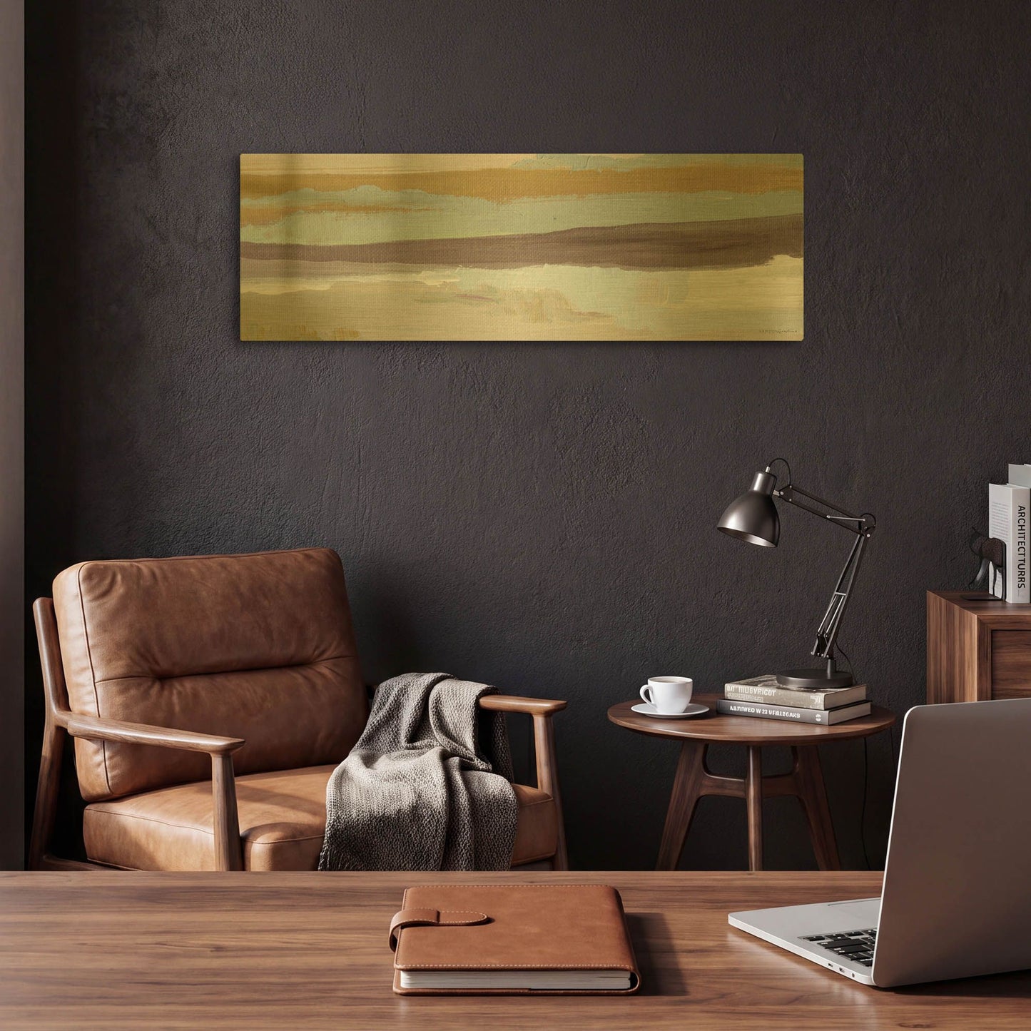 'On the Horizon' By Kamdon Kreations Gold Metal Wall Art