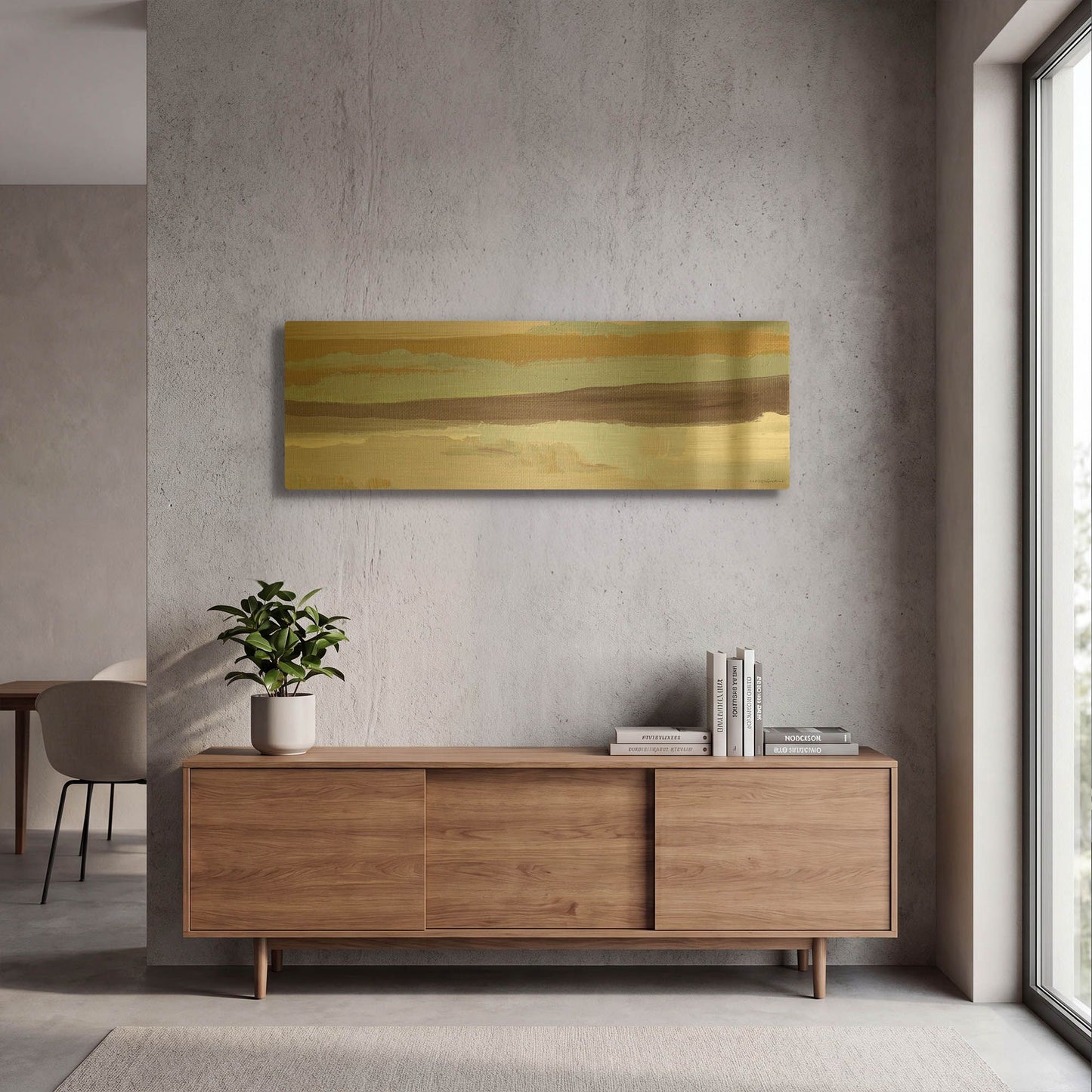 'On the Horizon' By Kamdon Kreations Gold Metal Wall Art