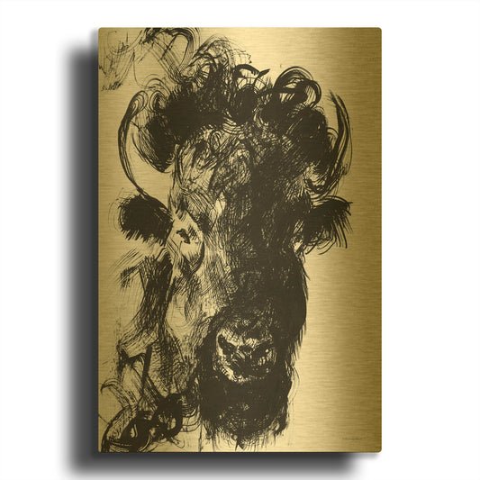 'Harrison' By Kamdon Kreations Gold Metal Wall Art