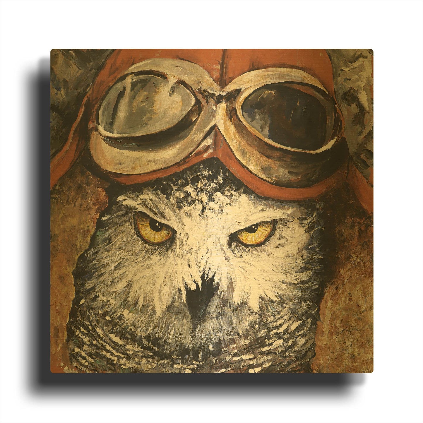 'On the Prowl' By Kamdon Kreations Gold Metal Wall Art