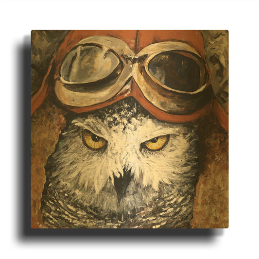 'On the Prowl' By Kamdon Kreations Gold Metal Wall Art