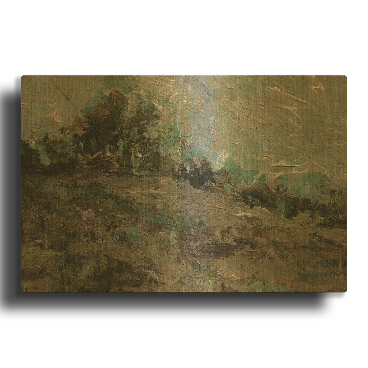 'Something Old, Something New' By Kamdon Kreations Gold Metal Wall Art