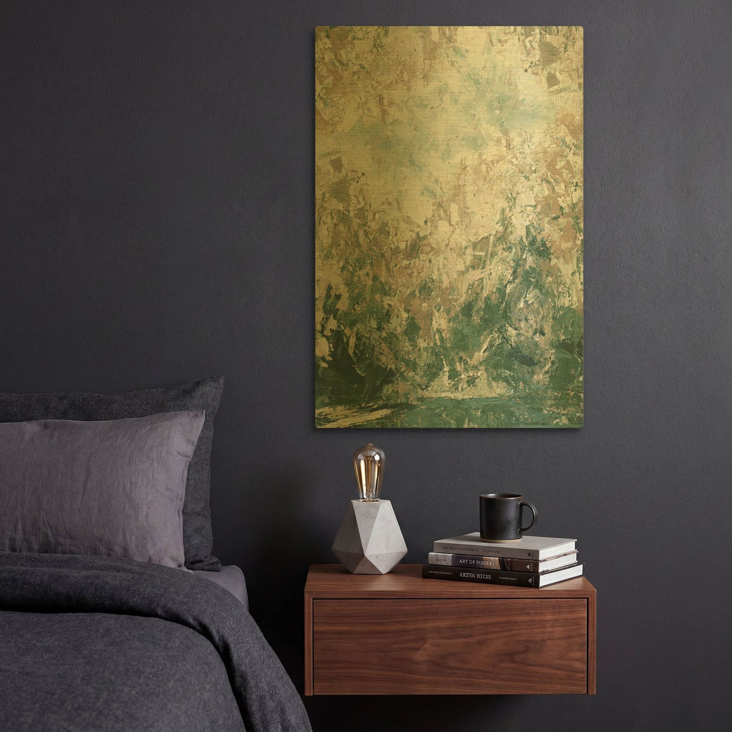 'Irish Spring' By Kamdon Kreations Gold Metal Wall Art