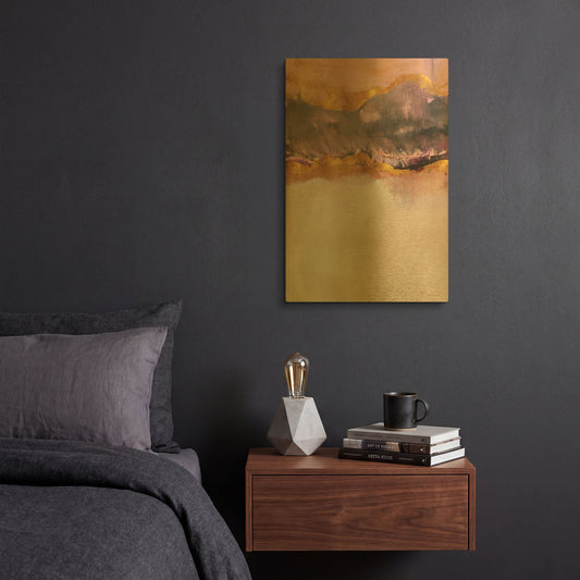'Calm Below Deck' By Kamdon Kreations Gold Metal Wall Art