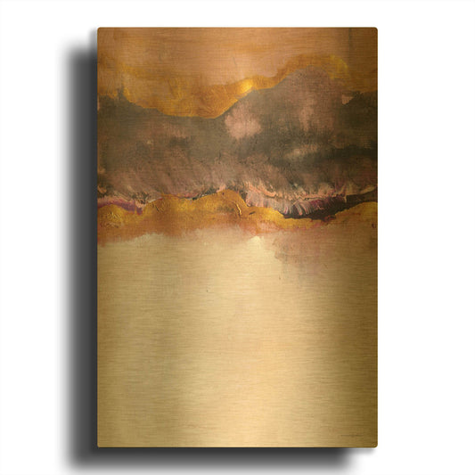 'Calm Below Deck' By Kamdon Kreations Gold Metal Wall Art