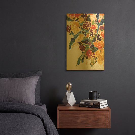 'In an Instant' By Kamdon Kreations Gold Metal Wall Art