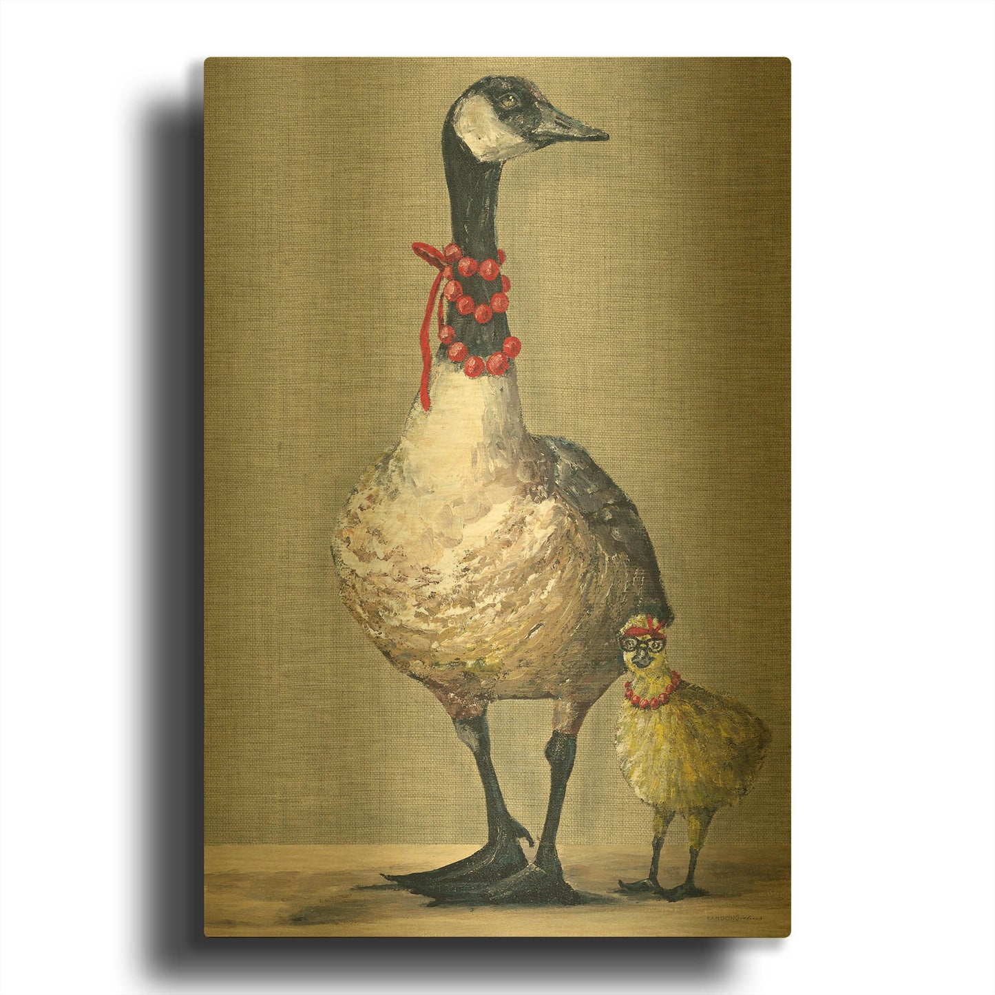 'Birds of a Feather' By Kamdon Kreations Gold Metal Wall Art