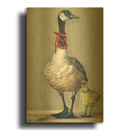 'Birds of a Feather' By Kamdon Kreations Gold Metal Wall Art