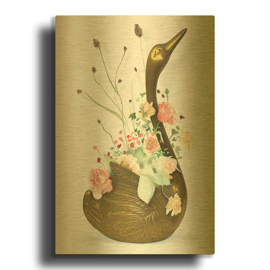 'She was Never Ugly' By Kamdon Kreations Gold Metal Wall Art