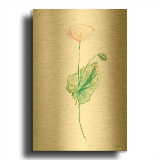 'Blushing' By Kamdon Kreations Gold Metal Wall Art