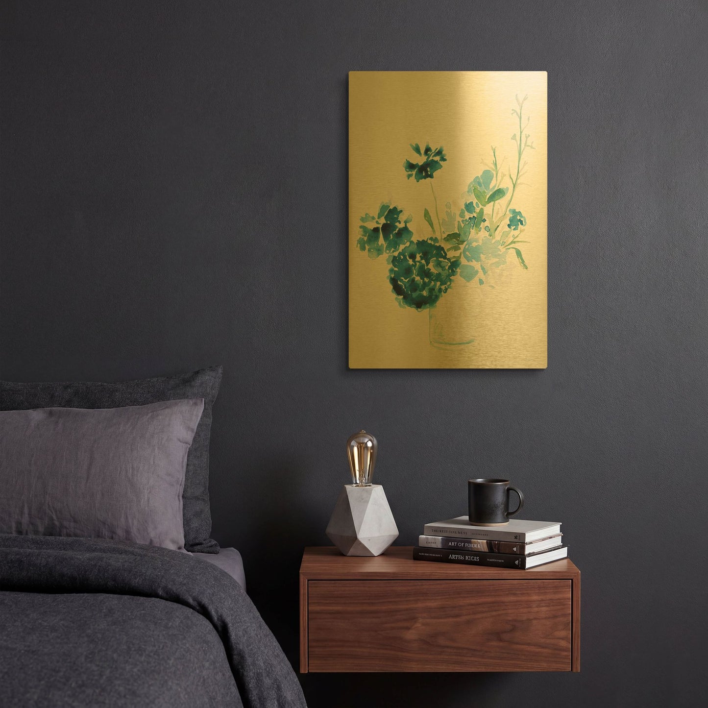 'Remembrance' By Kamdon Kreations Gold Metal Wall Art