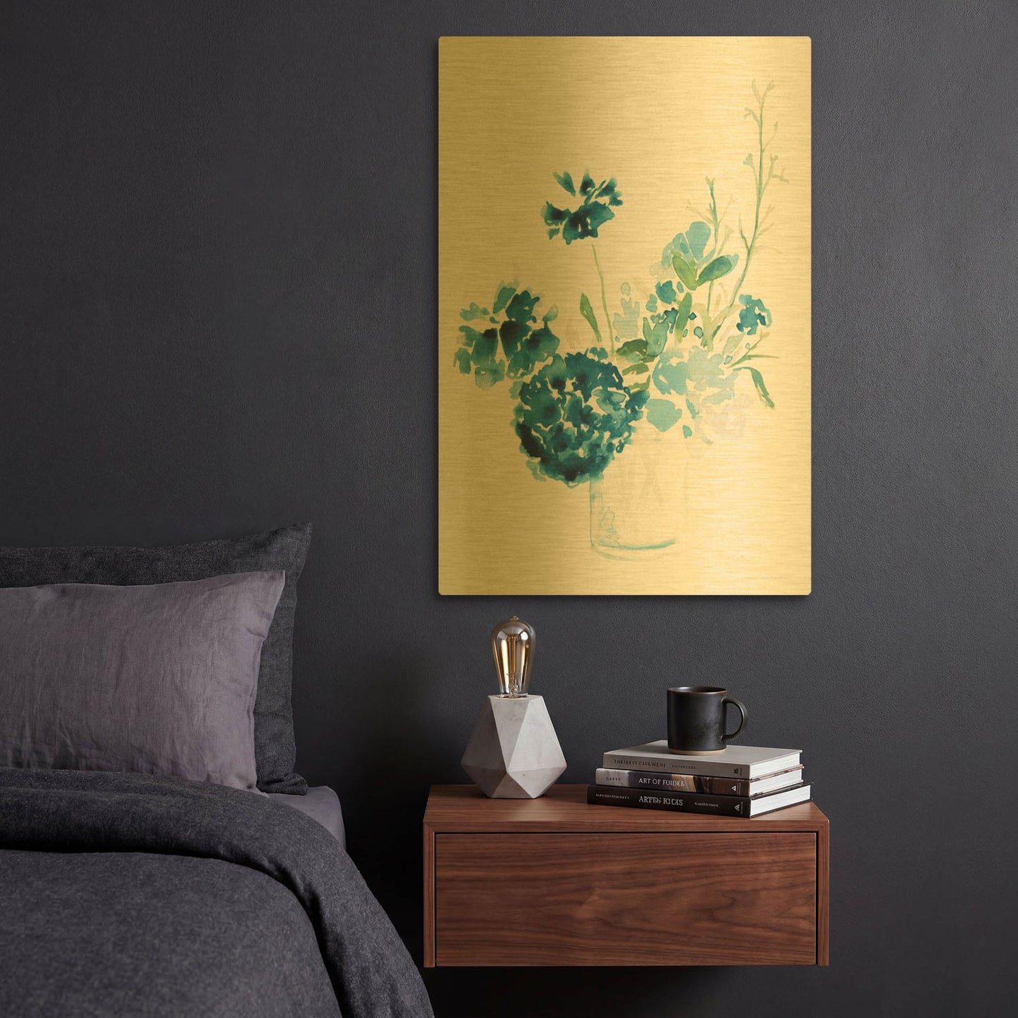 'Remembrance' By Kamdon Kreations Gold Metal Wall Art