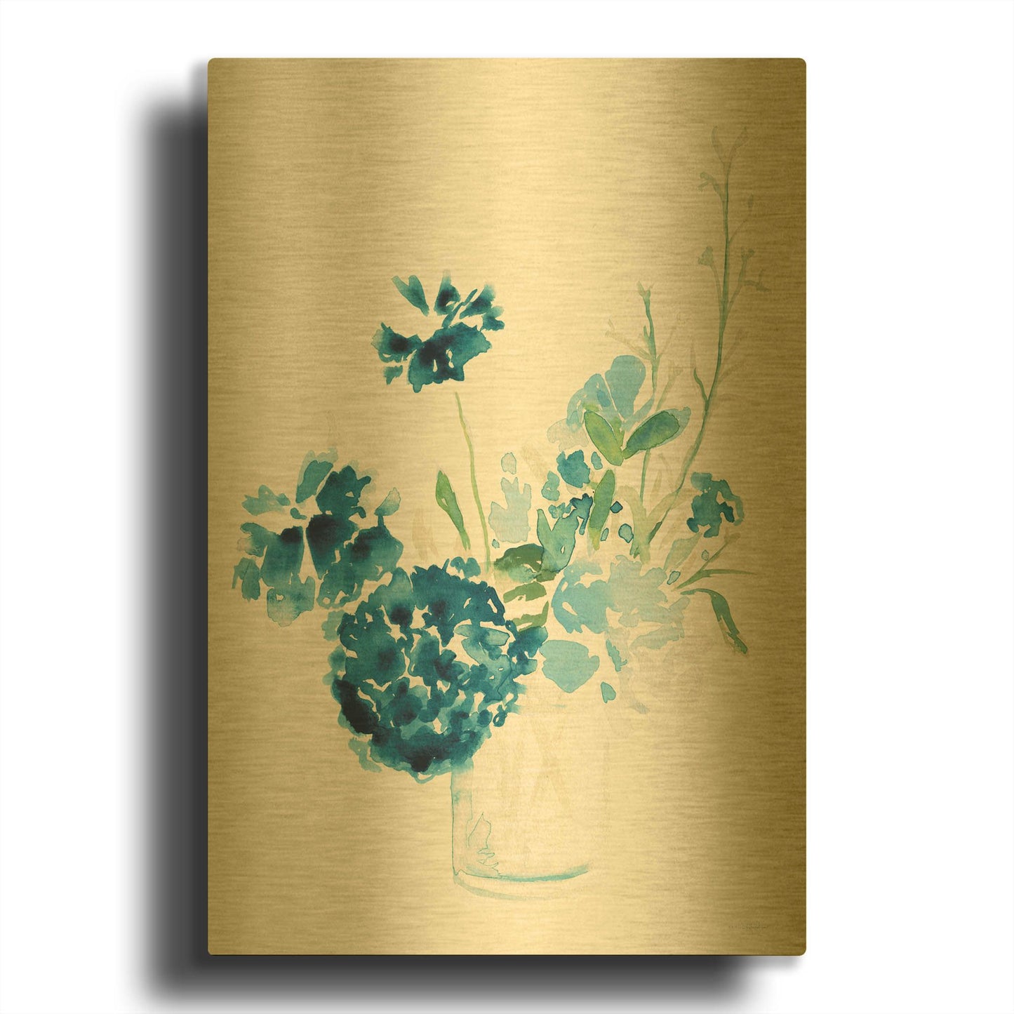 'Remembrance' By Kamdon Kreations Gold Metal Wall Art
