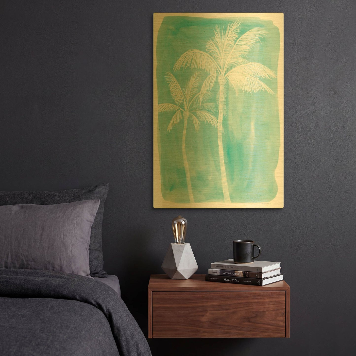 'Smell the Ocean' By Kamdon Kreations Gold Metal Wall Art