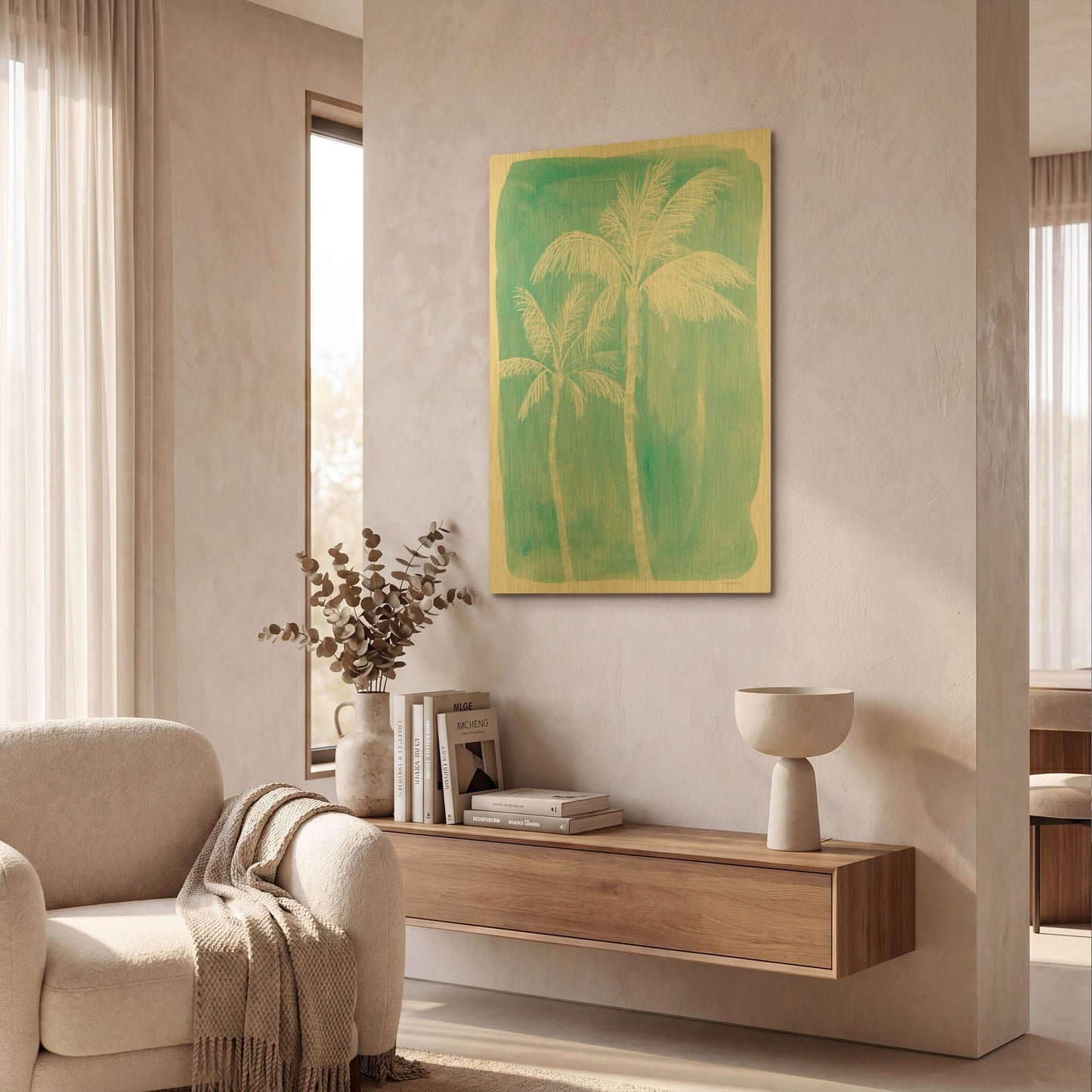'Smell the Ocean' By Kamdon Kreations Gold Metal Wall Art